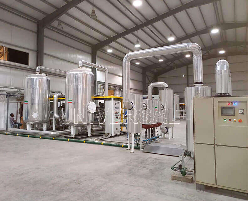 Liquid nitrogen separation plant